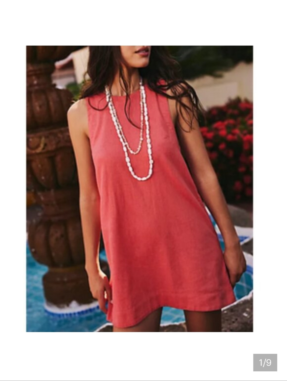 Free People Full Of Sunshine Cotton-Linen Mini Dress